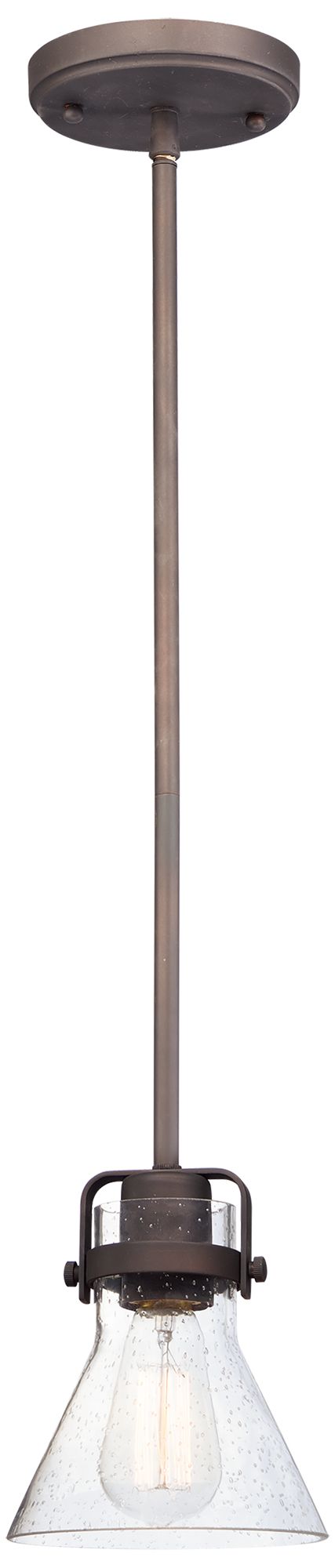 Maxim Seafarer 6" Wide Oil-Rubbed Bronze Mini Pendant