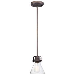 Maxim Seafarer 6" Wide Oil-Rubbed Bronze Mini Pendant