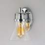 5_Maxim Seafarer 8 1/4" High Polished Chrome Wall Sconce more views
