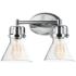 Maxim Seafarer 9 3/4"H Polished Chrome 2-Light Wall Sconce