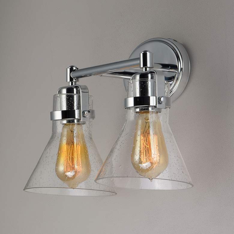 Image 5 Maxim Seafarer 9 3/4"H Polished Chrome 2-Light Wall Sconce more views