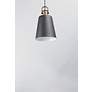 5_Maxim Sedona 9 3/4"W Bronze and Antique Brass Mini Pendant more views