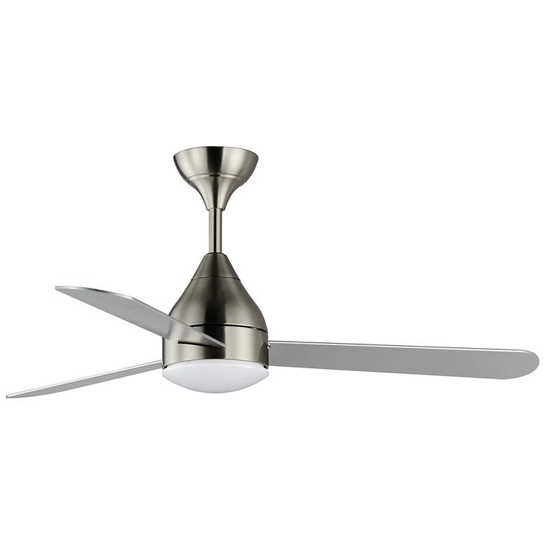 Image 1 Maxim Selene 52" Satin Nickel 3-Blade Fan With LED Light Kit