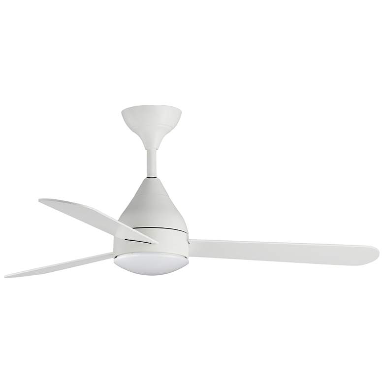 Image 1 Maxim Selene 52" White 3-Blade Fan With LED Light Kit