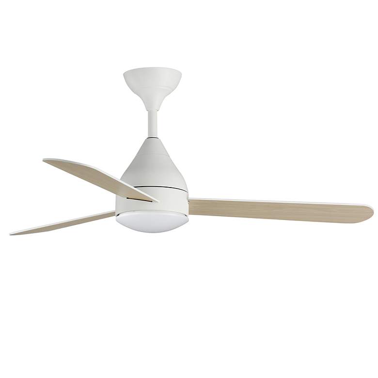 Image 2 Maxim Selene 52" White 3-Blade Fan With LED Light Kit more views