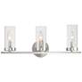 2_Maxim Sentinel 21 1/4" Wide Satin Nickel 3-Light Bath Light