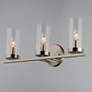 4_Maxim Sentinel 21 1/4" Wide Satin Nickel 3-Light Bath Light more views