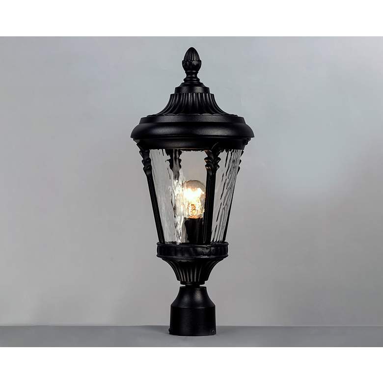 Image 3 Maxim Sentry 21" High Black Outdoor Post Light more views