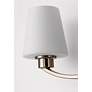 4_Maxim Shelter 9 1/2" High Satin Nickel 2-Light Wall Sconce more views