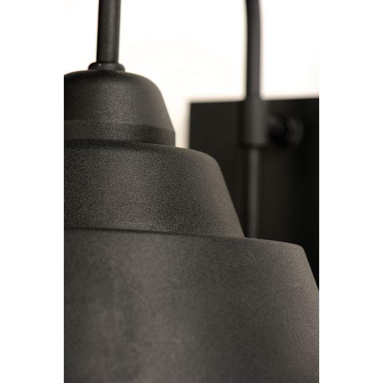 Image 3 Maxim Shoreline 15" High Black Finish Outdoor Wall Light more views