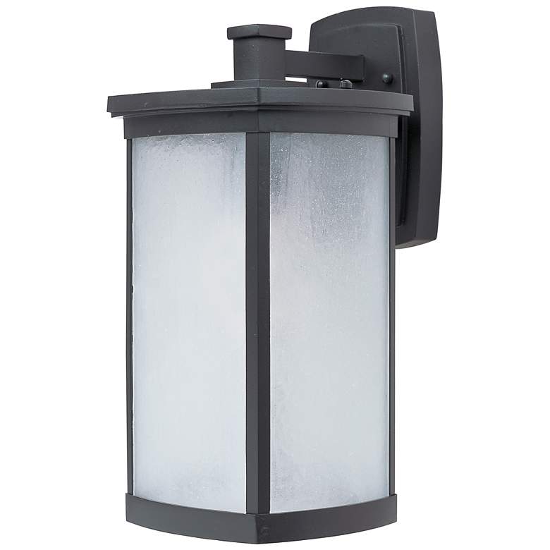 Image 1 Maxim Side Door 1-Light 4.5" Wide Black Outdoor Wall Light