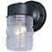 Maxim Side Door 8" High Black Outdoor Wall Light
