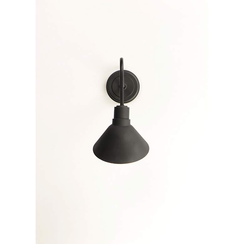 Image 3 Maxim Signlite 13 3/4" High Black Outdoor Wall Light more views