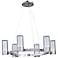 Maxim Silo 27" Wide Polished Chrome Chandelier