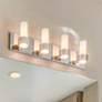 Maxim Silo Polished Chrome 4-Light Bathroom Light Fixture in scene
