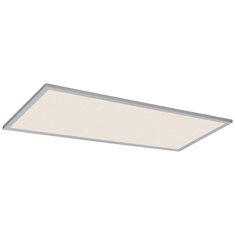Image 1 Maxim Sky 48" Wide Brushed Aluminum LED Ceiling Light - 5CCT