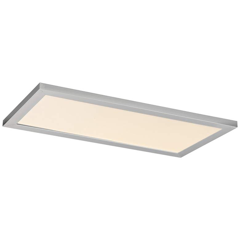 Image 2 Maxim Sky Panel 23 1/2 inch Wide Modern Silver LED Ceiling Light