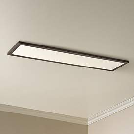 Image1 of Maxim Sky Panel 48" Wide Bronze LED Ceiling Light