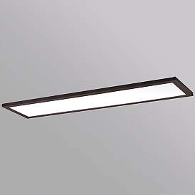 Image4 of Maxim Sky Panel 48" Wide Bronze LED Ceiling Light more views