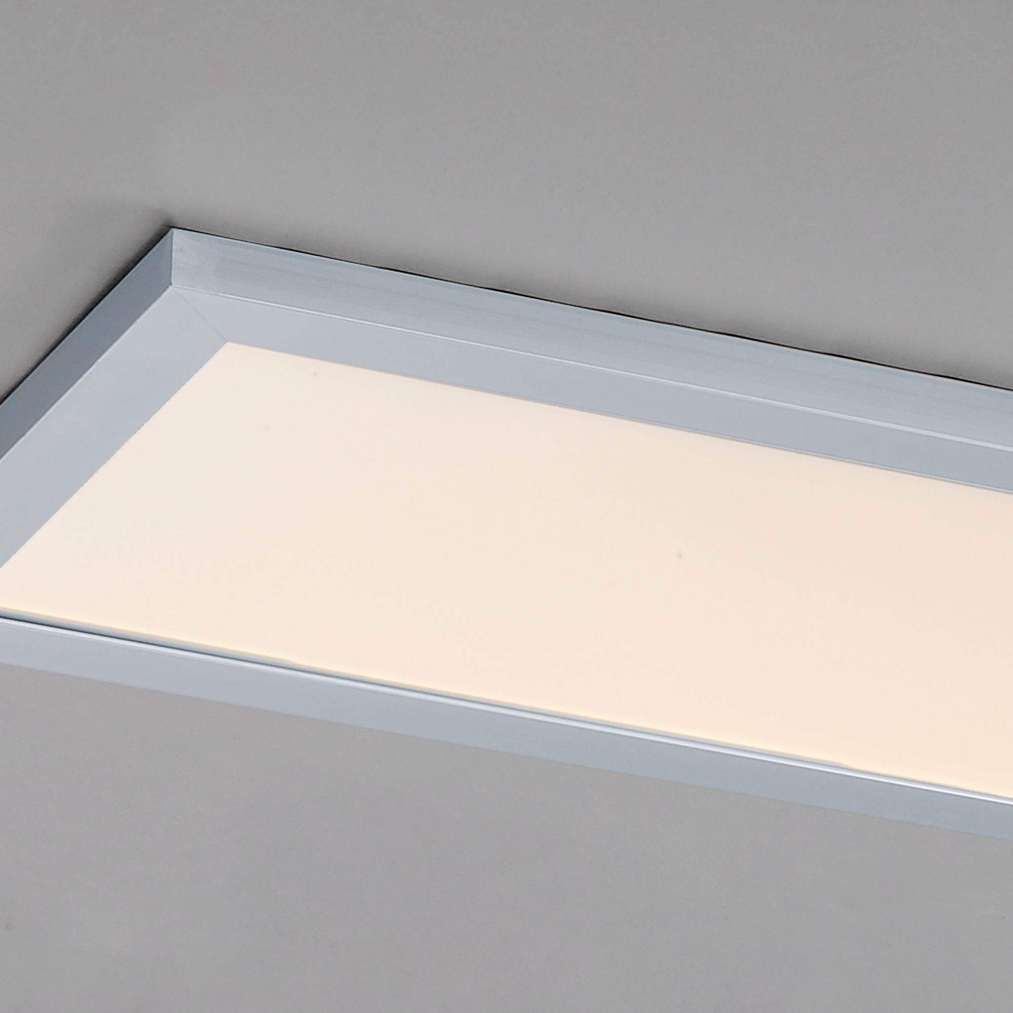 Image 5 Maxim Sky Panel 48" Wide Brushed Aluminum LED Ceiling Light more views