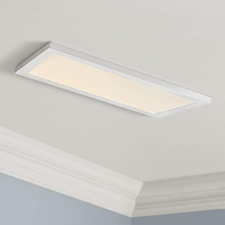 Image 1 Maxim Sky Panel White 23 1/2 inch LED Ceiling Light