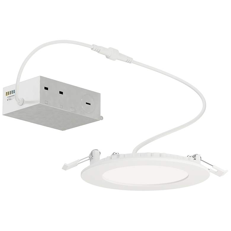 Image 1 Maxim Slim 5" White Recessed Ceiling Light - Flat 5CCT