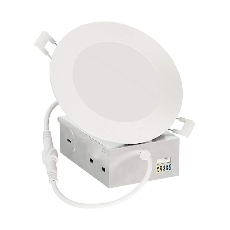 Image 3 Maxim Slim 5" White Recessed Ceiling Light - Flat 5CCT more views
