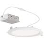 1_Maxim Slim Baffle 7" White Recessed Ceiling Light - 5CCT