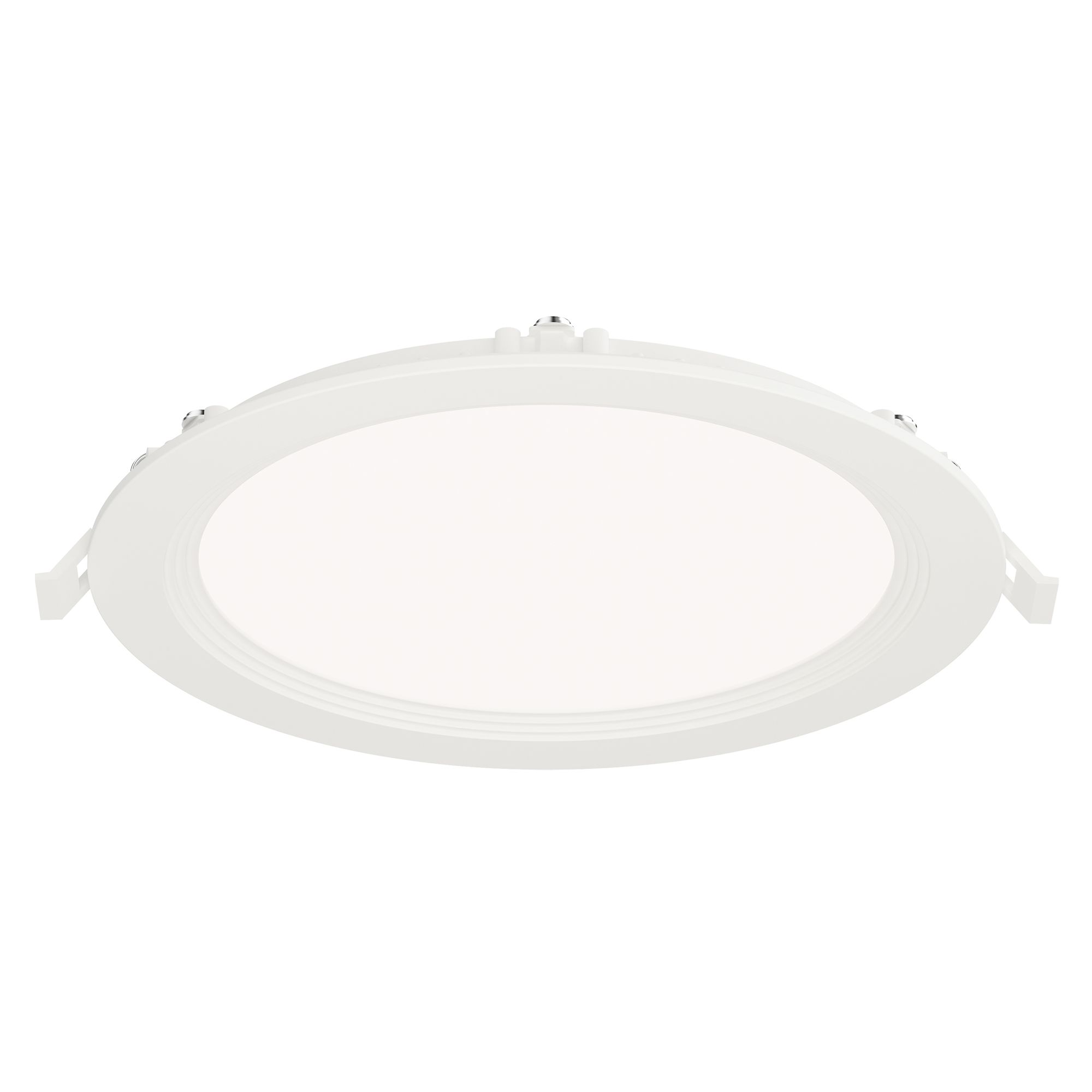 Image 2 Maxim Slim Baffle 9" White Recessed Ceiling Light - 5CCT more views