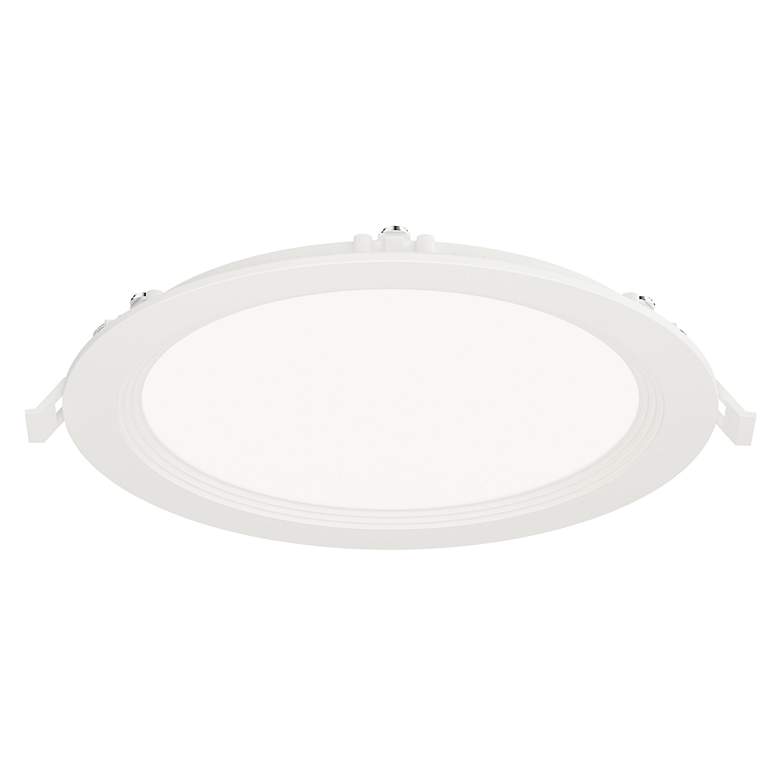 Image 2 Maxim Slim Baffle 9" White Recessed Ceiling Light - 5CCT more views