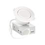 2_Maxim Slim Gimbal 3 3/4" White Recessed Ceiling Light- 5CCT more views