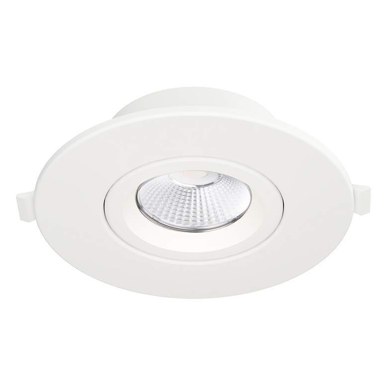 Image 4 Maxim Slim Gimbal 5 1/4" White Recessed Ceiling Light - 5CCT more views
