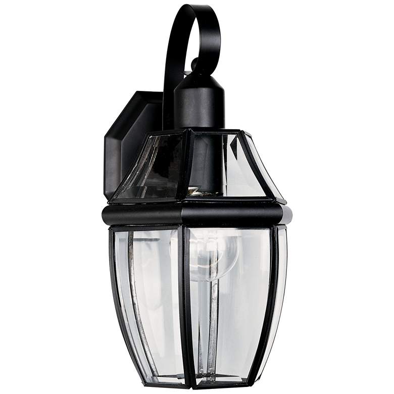 Image 1 Maxim South Park 1-Light 7 inch Wide Black Outdoor Wall Light