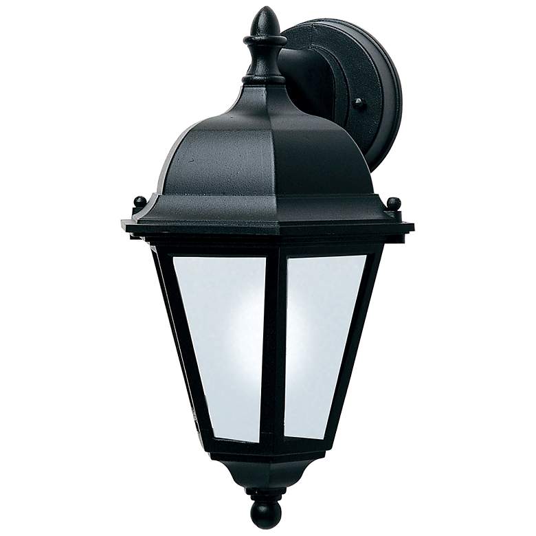 Image 1 Maxim South Park 1-Light 7" Wide Black Outdoor Wall Light