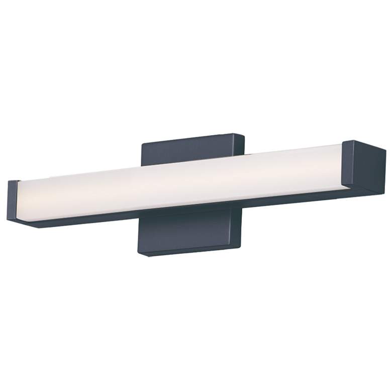 Image 1 Maxim Spec 18" Wide Black Finish Modern LED Vanity Light
