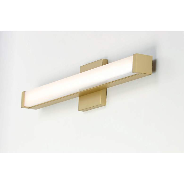 Image 1 Maxim Spec 18" Wide Gold LED Bath Light