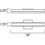 5_Maxim Spec 18" Wide Gold LED Bath Light more views