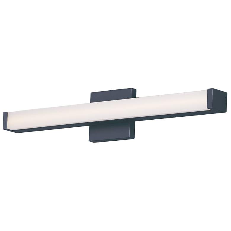 Image 1 Maxim Spec 24" Wide Black Finish Modern LED Vanity Light