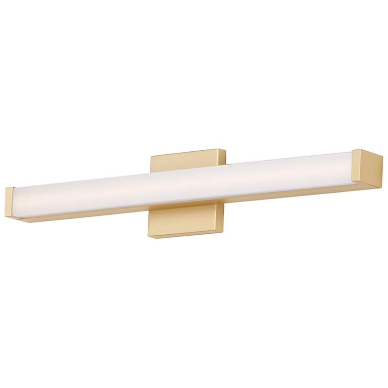 Image 1 Maxim Spec 24" Wide Modern LED Gold Bath Vanity Light
