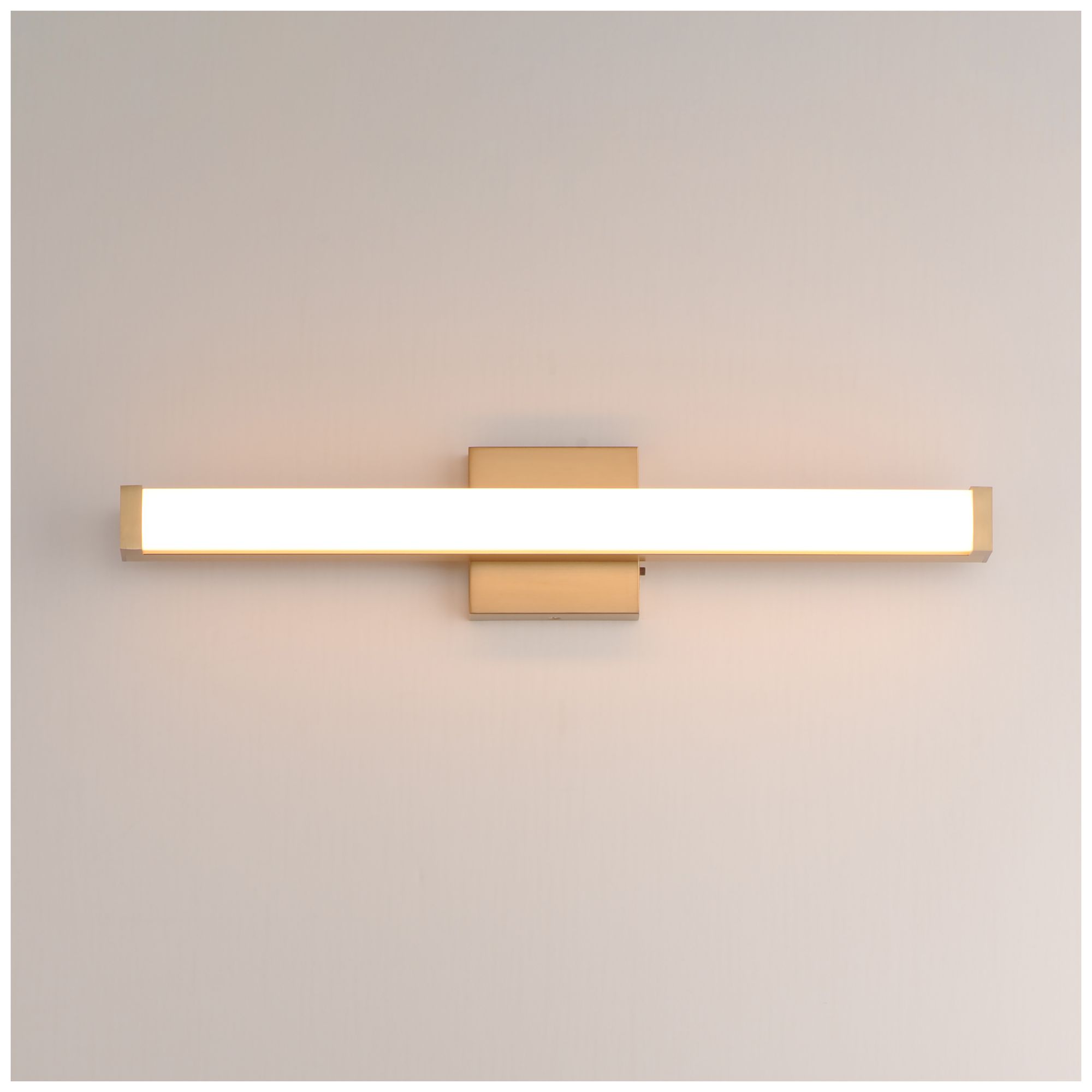 Image 3 Maxim Spec 24" Wide Natural Aged Brass LED Bath Vanity 5CCT more views