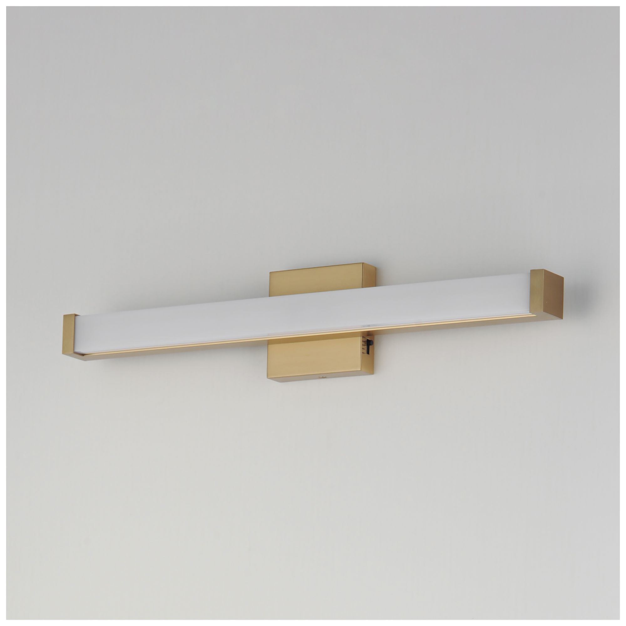 Image 4 Maxim Spec 24" Wide Natural Aged Brass LED Bath Vanity 5CCT more views