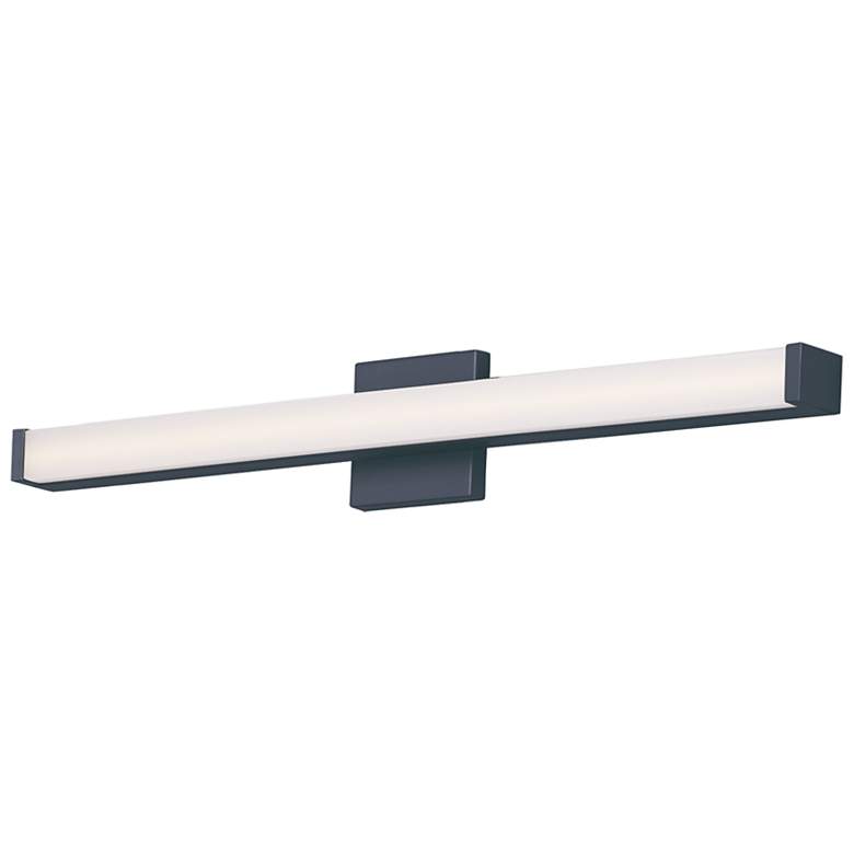 Image 1 Maxim Spec 30" Wide Black Finish Modern LED Vanity Light