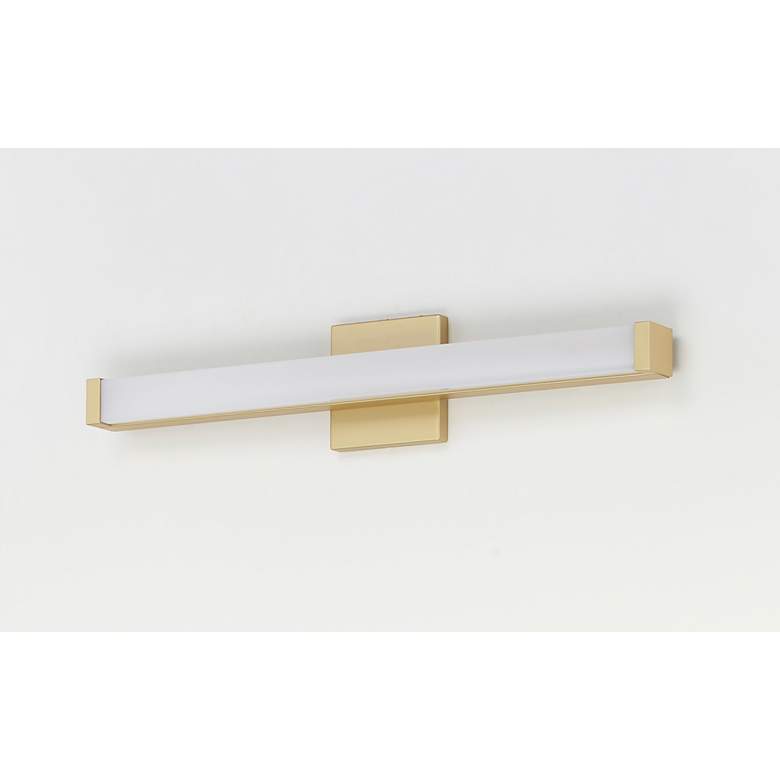 Image 3 Maxim Spec 30" Wide Gold LED Bath Light more views
