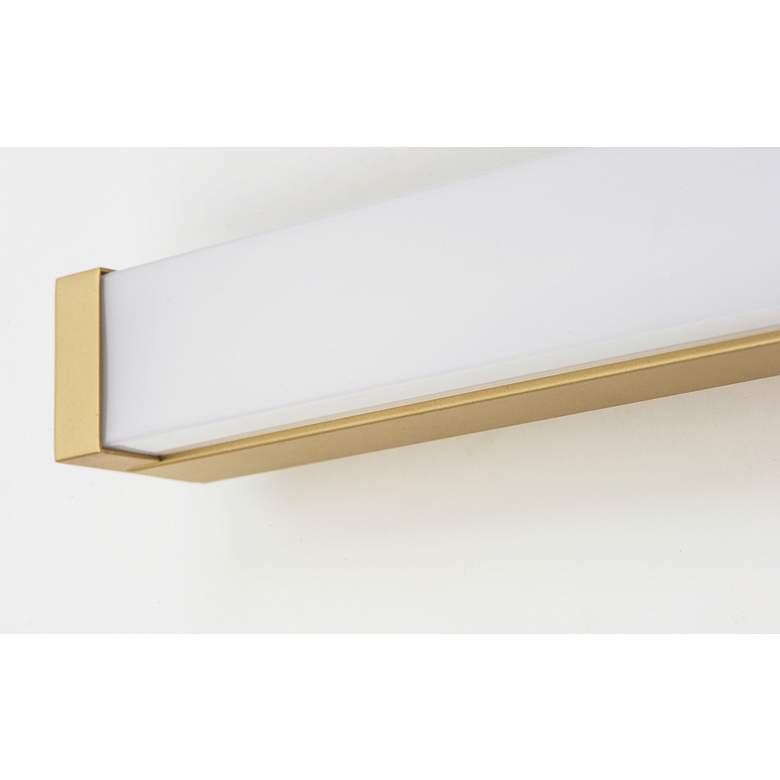 Image 4 Maxim Spec 30" Wide Gold LED Bath Light more views