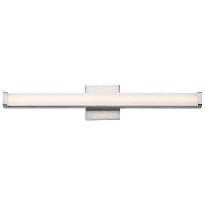 Image 1 Maxim Spec 30 inch Wide Satin Nickel LED Bath Light