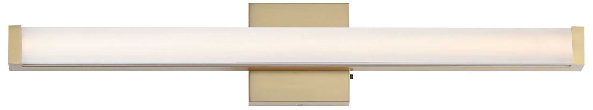 Maxim Spec 30" Wide Natural Aged Brass LED Bath Vanity 5CCT