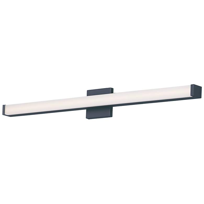 Image 1 Maxim Spec 36" Wide Black Finish Modern LED Vanity Light