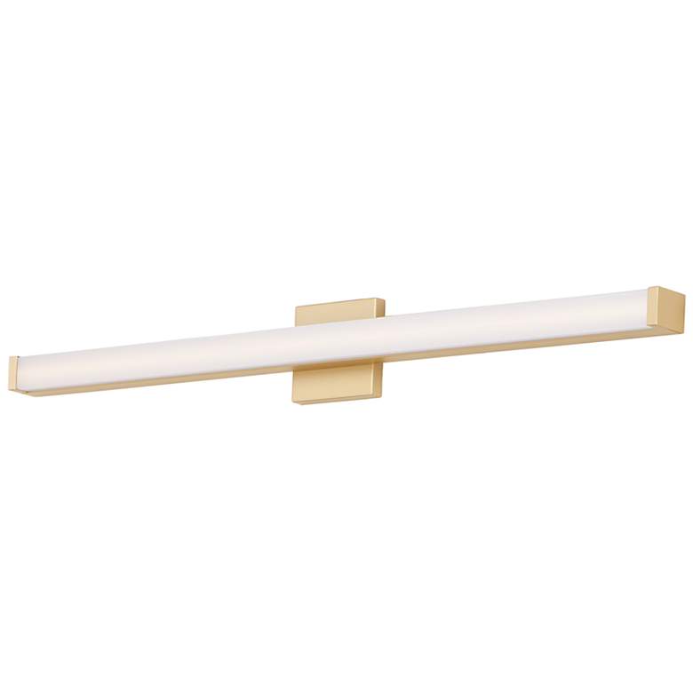 Image 1 Maxim Spec 36" Wide Gold LED Bath Light