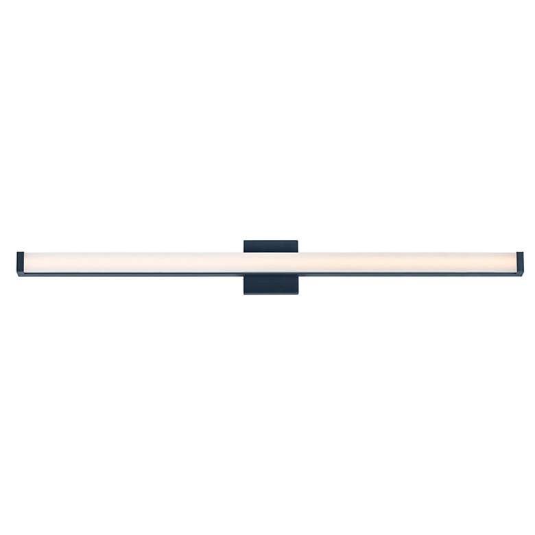 Image 3 Maxim Spec 48" Wide Black Finish Modern LED Vanity Light more views