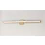 2_Maxim Spec 48" Wide Modern Linear Gold LED Bath Light more views
